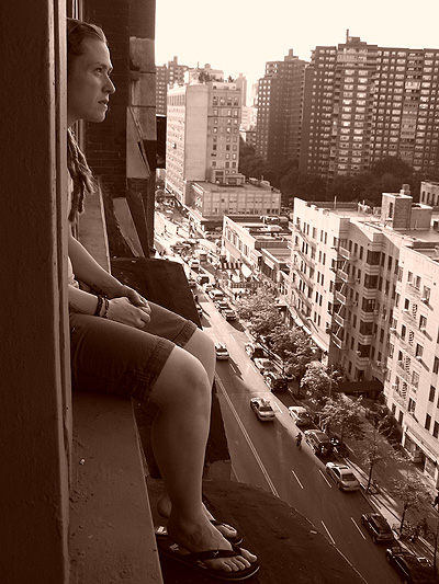 kemai on the window sill