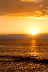 Sonnenuntergang bei Hiddensee